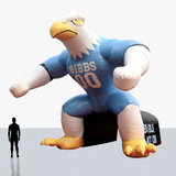 15 ft entrance with a eagle inflatable with custom printed logo