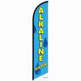 15' Alkaline Water Feather Flag printed to your specs