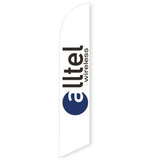 15' Alltell Wireless Feather Flag customized with your graphics