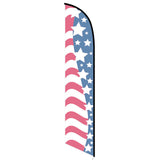 15' American Glory (Us Flag) Feather Flag with your custom branding
