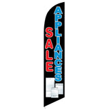 15' Appliances Sale Feather Flag printed with custom graphics