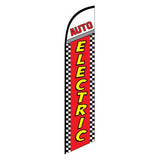 15' Auto Electric Feather Flag with your custom branding