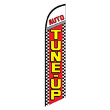 15' Auto Tune-Up Feather Flag with your custom branding