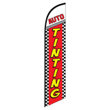 15' Auto Tinting Banner Flag printed to your specs
