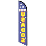 15' Autos Usados Swooper Flag printed to your specs