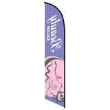 15' Beauty Salon Banner Flag with personalized logo