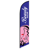 15' Beauty Salon Banner Flag with personalized logo