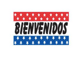 3×5 Bienvenidos Stock Flag