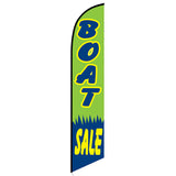 15' Boat Sale Feather Flag with personalized logo