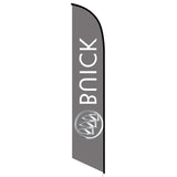 15' Buick Feather Flag custom printed with company logo