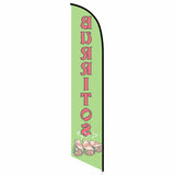 15' Burritos Feather Flag printed to your specs