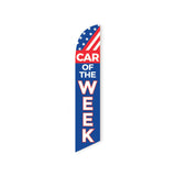 15' Car Of The Week (Blue) Feather Flag printed to your specs