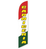15' Carniceria Feather Flag with personalized logo
