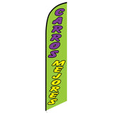 15' Carros Mejores Spanish Feather Flag with custom printed logo