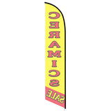 15' Ceramics Sale Feather Flag printed with custom graphics