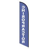 15' Chiropractor Feather Flag with custom printed graphics
