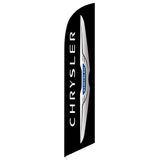 15' Chrysler Feather Flag with custom printed logo