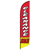 15' Clearance Sale Feather Flag personalized with logo