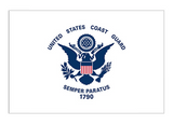 3×5 Coast Guard Military Stock Flag