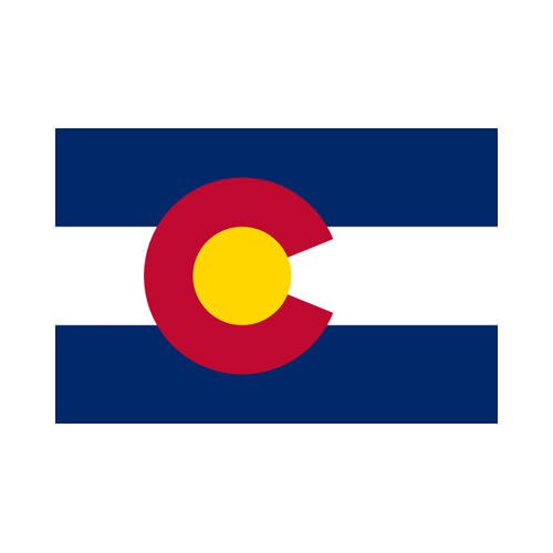 3×5 Colorado State Stock Flag