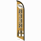 15' Craft Beer Feather Flag with your custom brand