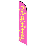 15' Crafts Feather Flag with custom printed logo