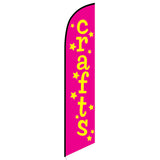 15' Crafts Feather Flag with custom printed logo