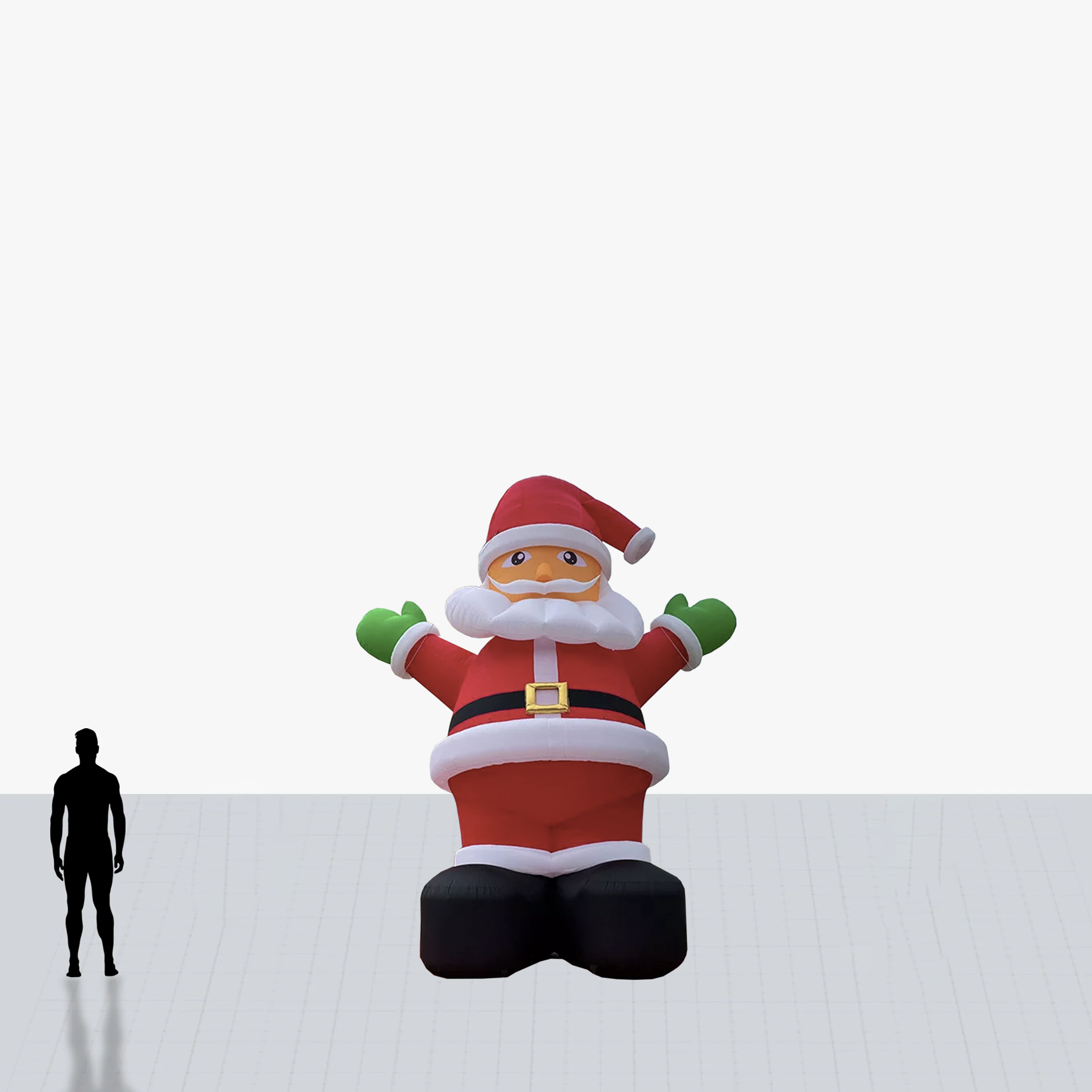 12 ft Santa Claus mascot giant inflatable customized with your logo