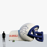 Custom 12 ft inflatable tunnel tent for football