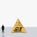 12 ft inflatable pyramid personalized