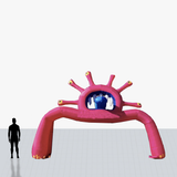 15 ft inflatable eyes monsters arch customized