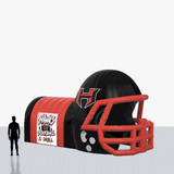 15 ft football inflatable tunnel for sport with custom printed logo