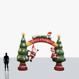15 ft inflatable santa claus christmas tree arch customized
