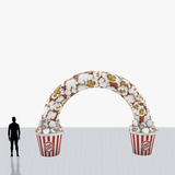 Custom 15 ft inflatable popcorn arche