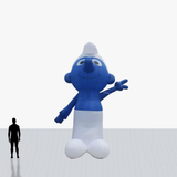20 ft Custom Inflatable Mascot with your company logo printed