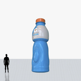 20 ft Inflatable bottle with cap customized