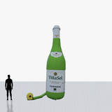 20 ft inflatable champagne with your custom brand