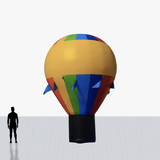 Custom 20 ft rooftop inflatable balloon