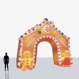 20 ft inflatable christmas cookie arche customized