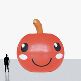 Custom 20 ft inflatable cute apple