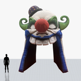 25 ft inflatable Circus Clown Arch customized