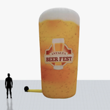 25 ft inflatable beer cup personalized