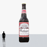 25 ft inflatable bottle glossy effect giant personalized