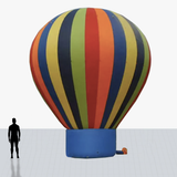 25 ft hot air inflatable customized