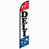 15' Deli Feather Flag with personalized logo