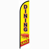 15' Dining Sale Feather Flag with custom printed logo