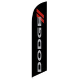 15' Dodge Feather Flag personalized with logo