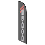15' Dodge Feather Flag personalized with logo