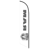 15' Dodge Ram Feather Flag with custom printed graphics
