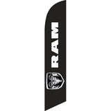 15' Dodge Ram Feather Flag customized with your graphics
